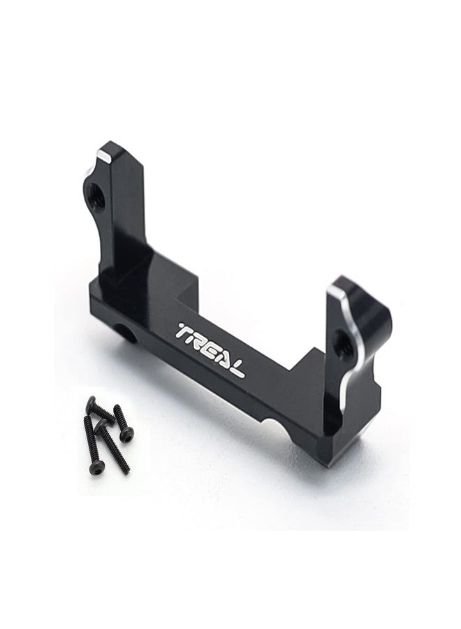 TREAL Alu #7075 Steering Servo Mount for FMS FCX24 Power Wagon Mud Racer 1:24 (Black) - Image 2